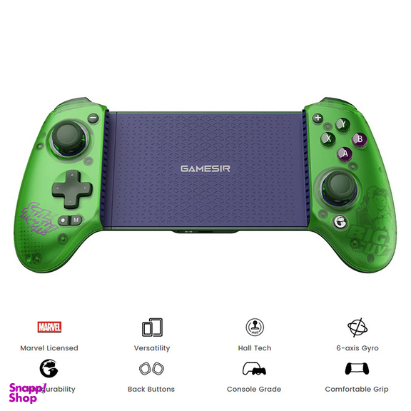 دسته بازی گیمسر مدل G8+ GALILEO WIRELESS طرح HULK