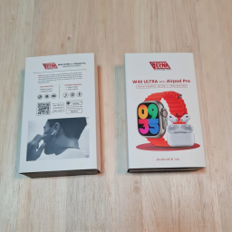 ساعت هوشمند ورنا مدل W49 Ultra مجموعه 7 بندی به همراه هندزفری مدل Airpod Pro