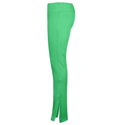 شلوار زنانه مدل کبریتی دمپا چاکدار کد 90230 رنگ سبز