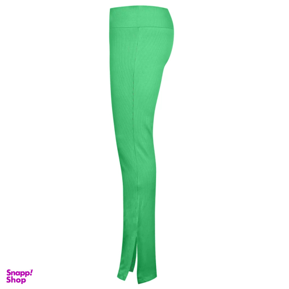 شلوار زنانه مدل کبریتی دمپا چاکدار کد 90230 رنگ سبز