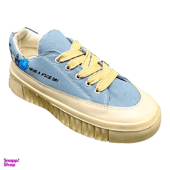 کفش زنانه مدل عروسکی کد 1108 رنگ آبی