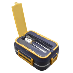 ظرف غذای برقی مدل GS-m-M-DFH-238598 به همراه قاشق و چنگال