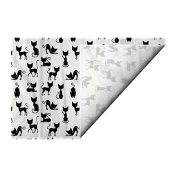 کاغذ کادو ترمه طراحان ایده مدل پترن گربه کد strm0227