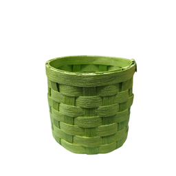 سبد حصیری کد 6127 رنگ سبز