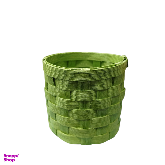 سبد حصیری کد 6127 رنگ سبز