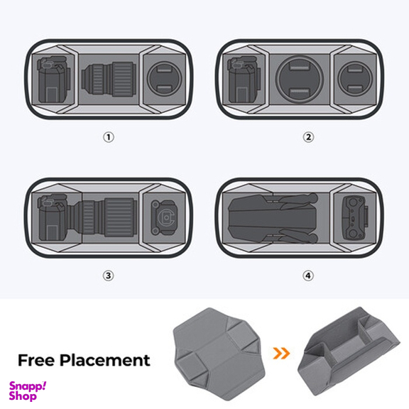 کیف دوربین کمری کی‌ اند اف مدل K&F 13-157v2 Waist Bag