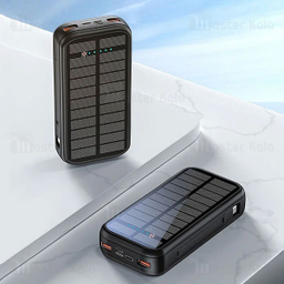 پاوربانک خورشیدی 20 وات گرین لاین مدل PD20W Solar 2 GNPDSOLPB20 ظرفیت 20000 میلی آمپر ساعت