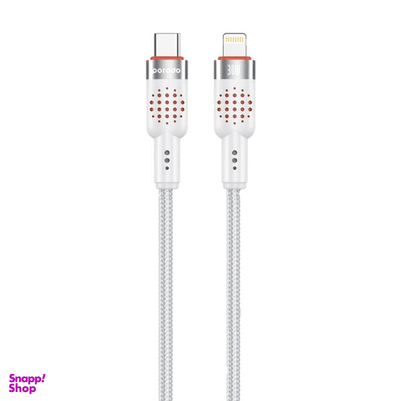 کابل دیتا Lightning به Type-C پرودو مدل Aluminum Braided طول 1.2 متر