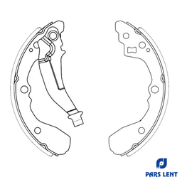 لنت ترمز عقب لنت پارس مدل 1-71059 مناسب برای سایپا تیبا