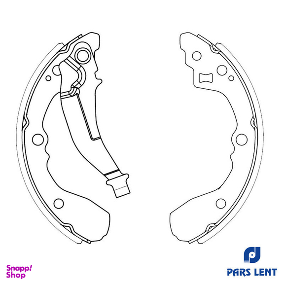 لنت ترمز عقب لنت پارس مدل 1-71059 مناسب برای سایپا تیبا