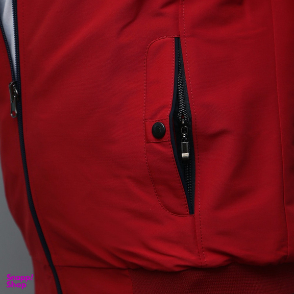 کاپشن بهاره مردانه مدل دورو رنگ قرمز