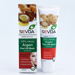 ماسک صورت سودا مدل ذغال فعال حجم 75 میلی لیتر به همراه ماسک صورت سودا مدل آرگان حجم 100 میلی لیتر