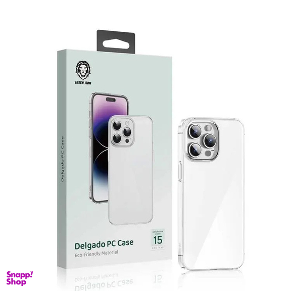 کاور گرین مدل Delgado Pc Case مناسب برای گوشی موبایل اپل iphone 15 pro max