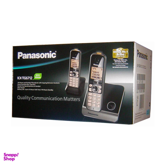تلفن بی سیم پاناسونیک مدل KX-TG6712