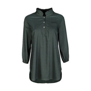 شومیز زنانه لوینت مدل پلیسه کد 6082 رنگ سبز تیره