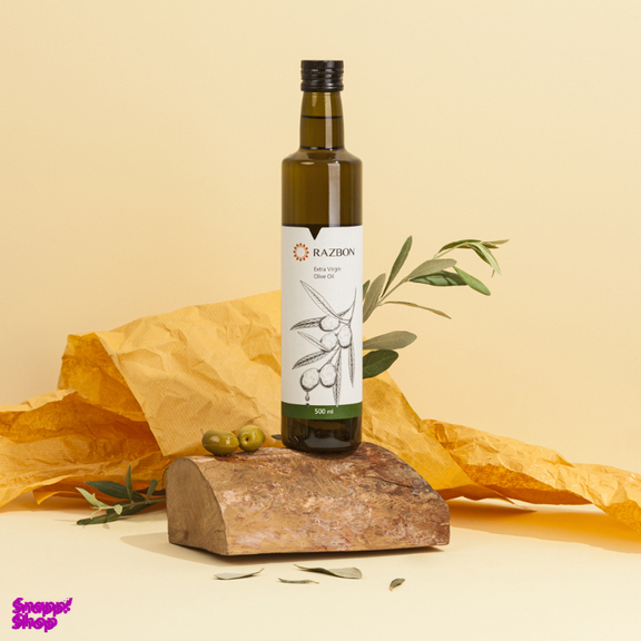 روغن زیتون فرابکر رزبن وزن 500 میلی لیتر به همراه روغن هسته انگور رزبن وزن 250 میلی لیتر