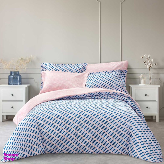 سرویس ملحفه دو نفره 6 تکه لایکو مدل پریزم سایز 200×160 سانتی متر