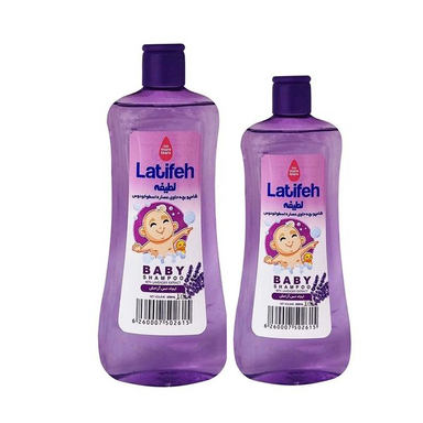 شامپو بچه لطیفه مدل عصاره اسطوخودوس  بسته 2 عددی