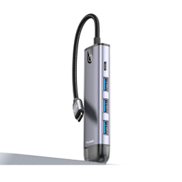 هاب 5 پورت USB-C مک دودو مدل HU-7750 طول 15 سانتی‌ متر