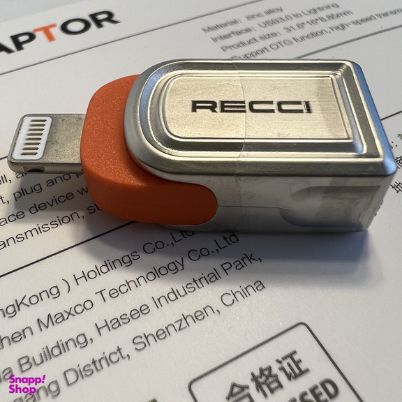 مبدل USB به لایتنینگ رسی مدل OTG RDS-A16L