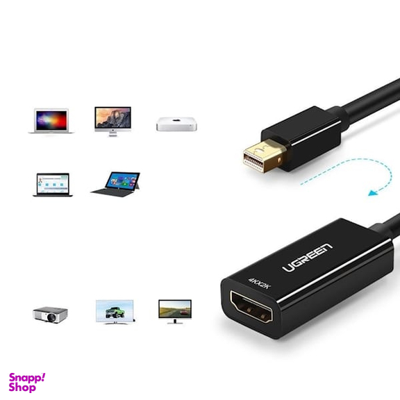 تبدیل Mini Display Port Male به HDMI Female یوگرین مدل MD112 کد 40360