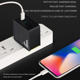کابل تبدیل USB-C به لایتنینگ پاواریال مدل PA-X12 طول 1 متر
