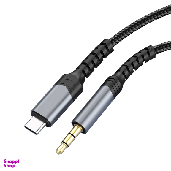 کابل Type-C به Jack 3.5mm هوتو AU15 AUX طول 1 متر