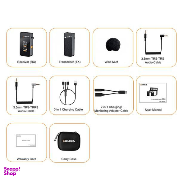 ست میکروفن بی سیم کامیکا مدل Vimo C1