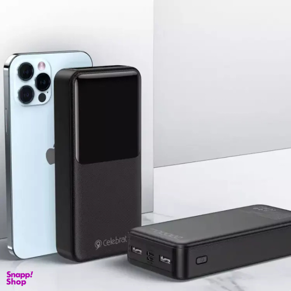 پاوربانک سلبریت کد PB-09 ظرفیت 20000 میلی‌ آمپر ساعت