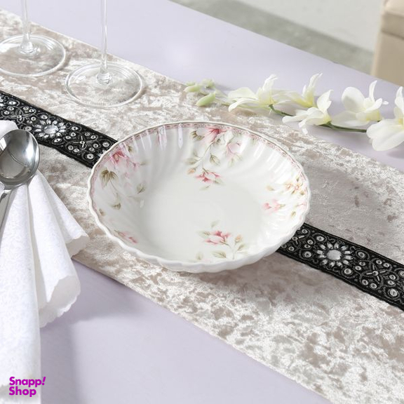 بشقاب خورش خوری گلدکیش مدل سوئیتی کد GK701140 بسته 6 عددی