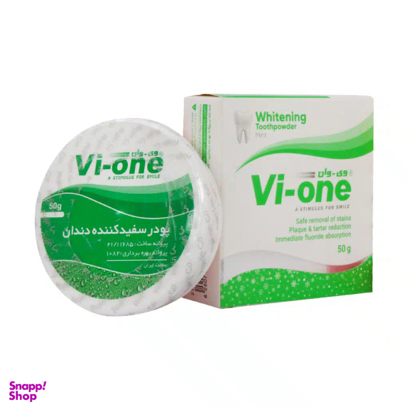پودر سفید کننده دندان وی وان مدل Mint وزن 50 گرم