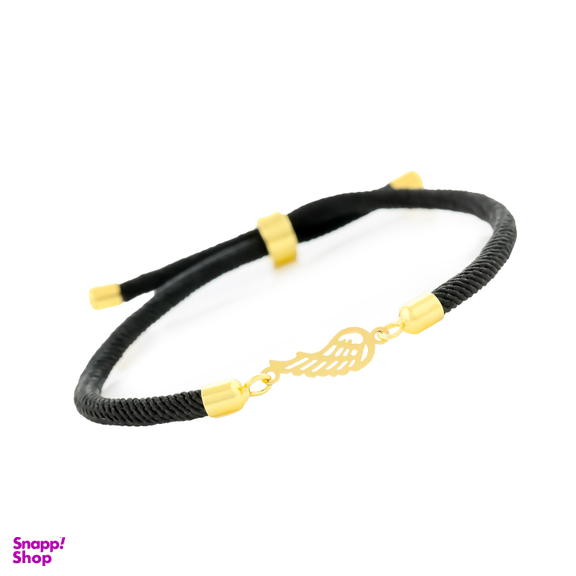 دستبند طلا 18 عیار زنانه روژا گلد طرح بال کد 75670