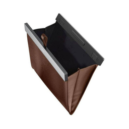 سطل زباله چرمی تاشونده خودرو باسئوس مدل CRLJD-A01