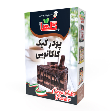 پودر کیک کاکائویی گلها وزن 450 گرم