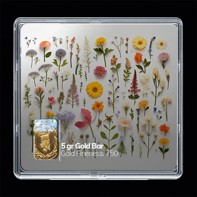 شمش طلا 18 عیار مدوپد مدل SG10415