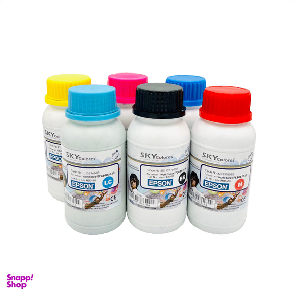 جوهر مخزن اسکای کالر مدل EP200ML حجم 200 میلی لیتر مجموعه 6 عددی