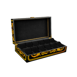 جعبه ساعت 12 خانه طرح پتینه کد TW-2486