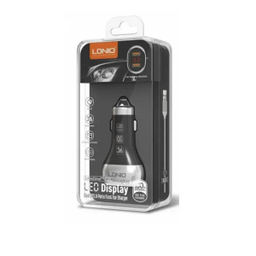 شارژر فندکی الدینیو مدل C2 به همراه کابل تبدیل MicroUSB
