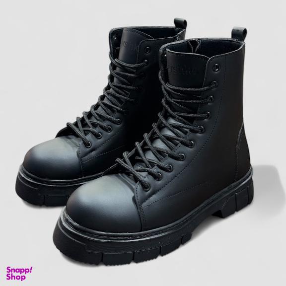 بوت مردانه طرح برشکا کد B80 رنگ مشکی