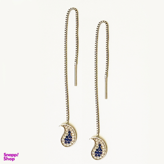 گوشواره نقره زنانه گیرا مدل بته جقه کد G0687