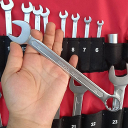 ست آچار یکسر تخت و رینگ هانسول مدل HS1122