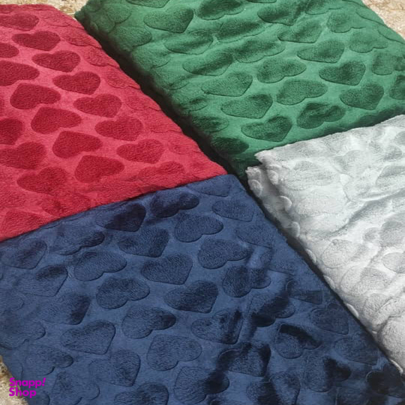 پتو مسافرتی مدل قلبی سایز 160×210 سانتی متر