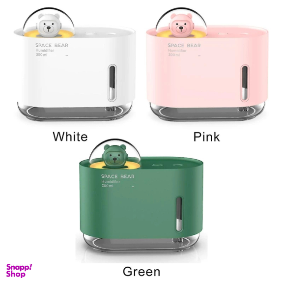 دستگاه بخور سرد h2o طرح خرسی مدل space bear