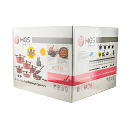 سرویس قابلمه 15 + 2 پارچه گرانیت ام جی اس طرح کره ای C کد 100000005183