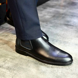 نیم بوت مردانه طرح چلسی مدل پدرام رنگ مشکی