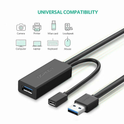 کابل افزایش طول USB 3.0 یوگرین مدل US175 کد 20826 طول 5 متر