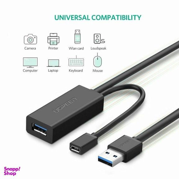 کابل افزایش طول USB 3.0 یوگرین مدل US175 کد 20826 طول 5 متر