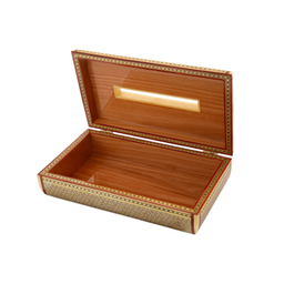 جعبه دستمال کاغذی خاتم کاری خادم ملت کد 534