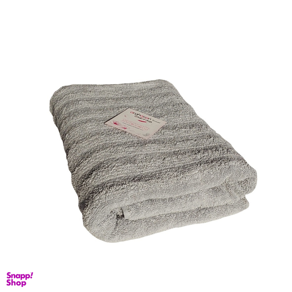 حوله حمام ارغوان مدل موجی سایز 80x140 سانتی‌ متر