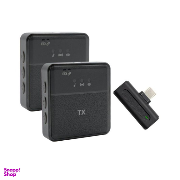 میکروفون بی سیم یقه ای اس ایکس مدل SX8 Type-C Dual